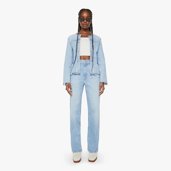 MOTHER The Cut Daybreak Drifter Jacket in Norway Dude L - Picture 2 of 8